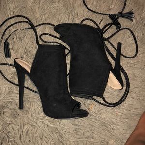 Lace up heels